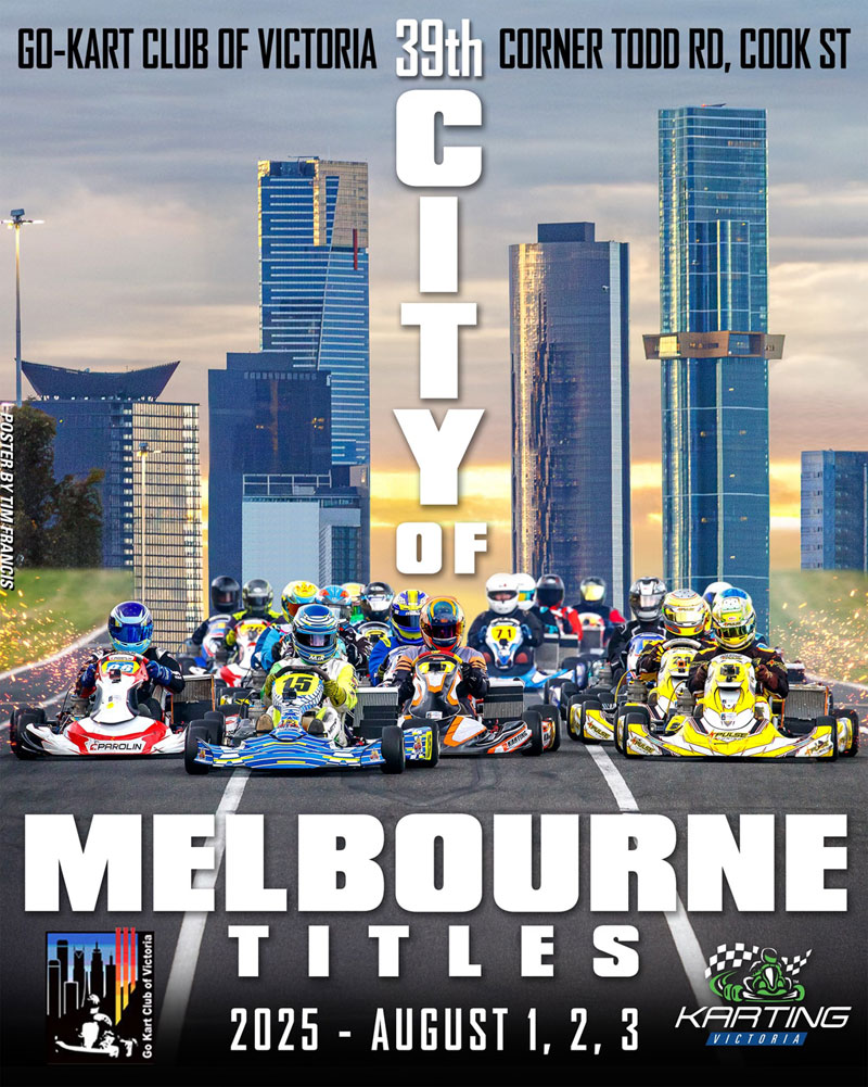 39th City of Melbourne Titles Event Poster